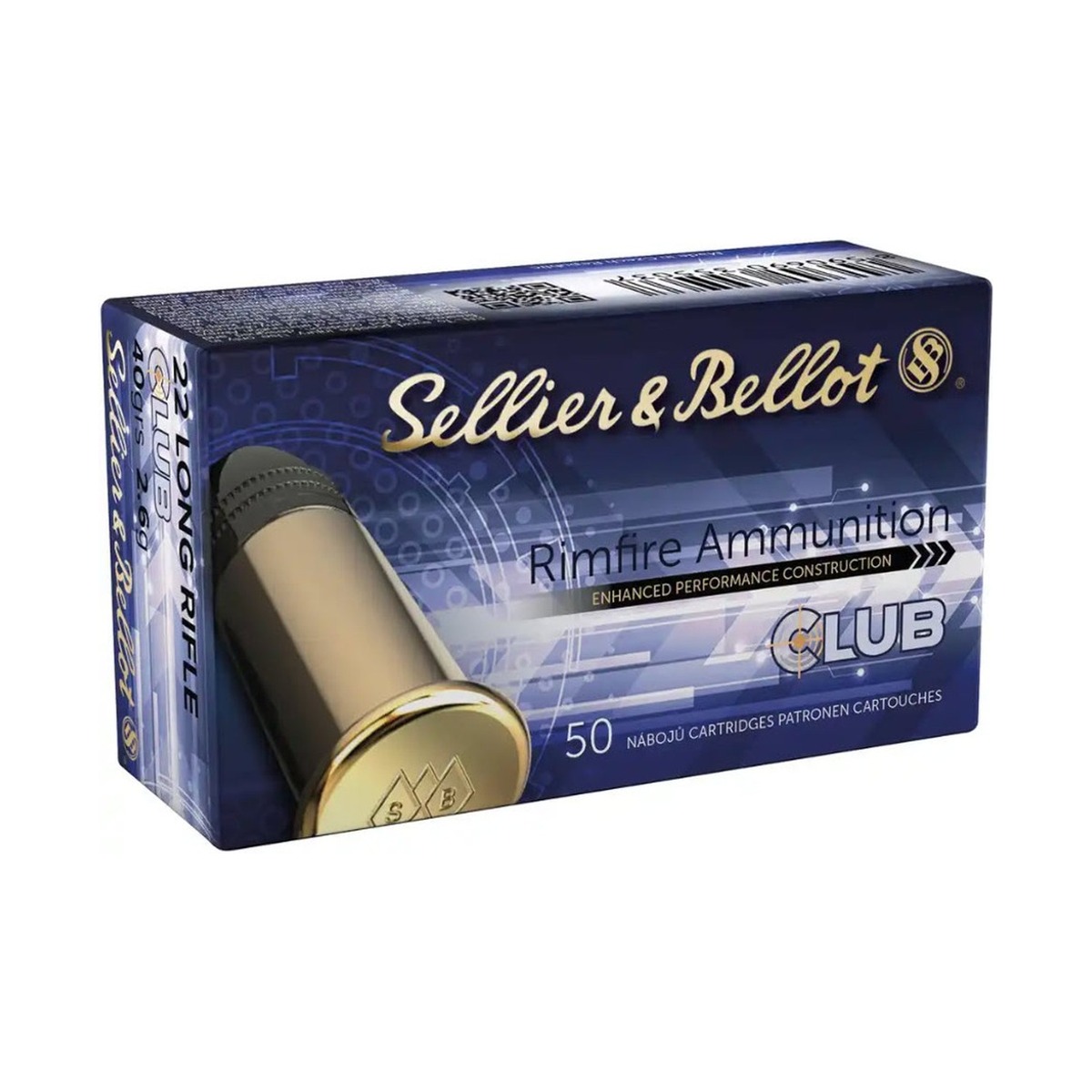 Sellier & Bellot - .22 lfb. - 2,6 g / 40 grs - 50 Stück